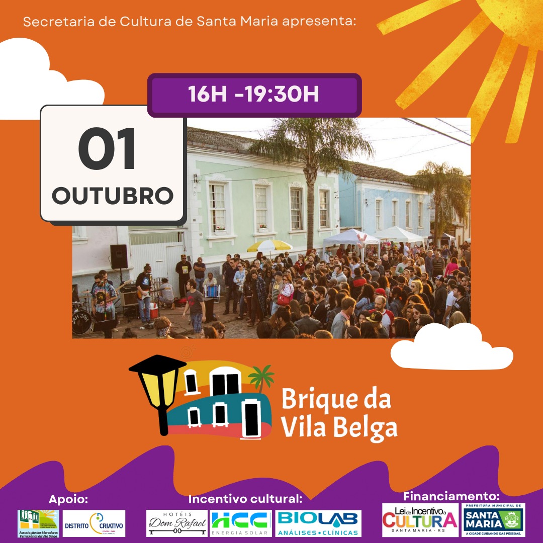 Brique da Vila Belga no primeiro dia de outubro